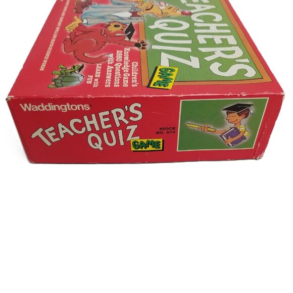 Waddingtons Teachers Quiz 1983 Board Game Complete Vintage Educational Trivia - Picture 6 of 13